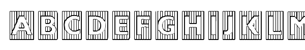 Bad Baltimore Beveled font preview